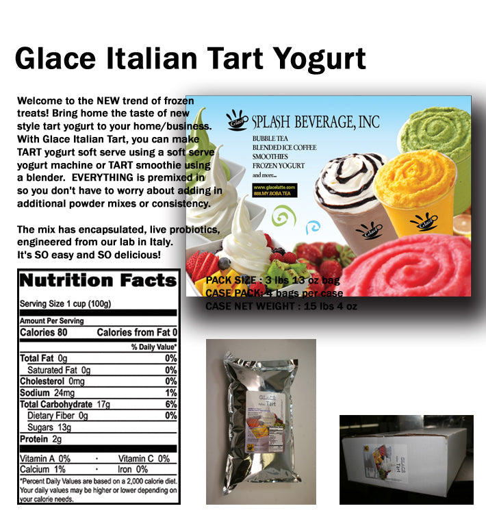 Italian Tart Soft Serve Mix (aka Dream Yogurt for Sweet Tart Yogurt Lo Fun Foods USA