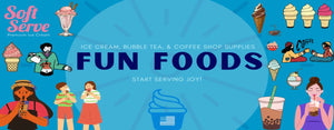 Fun Foods USA is a distributor of Soft Serve Ice Cream Mix, Bubble Tea Mix, Coffee House Mixes in the USA.