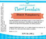Black Raspberry Flavor Fountain - 32 oz Bottle