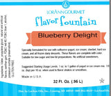 Blueberry Delight Flavor 32 oz Bottle