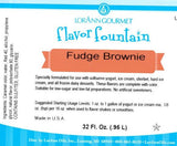Fudge Brownie Flavor Fountain - 32 oz Bottle